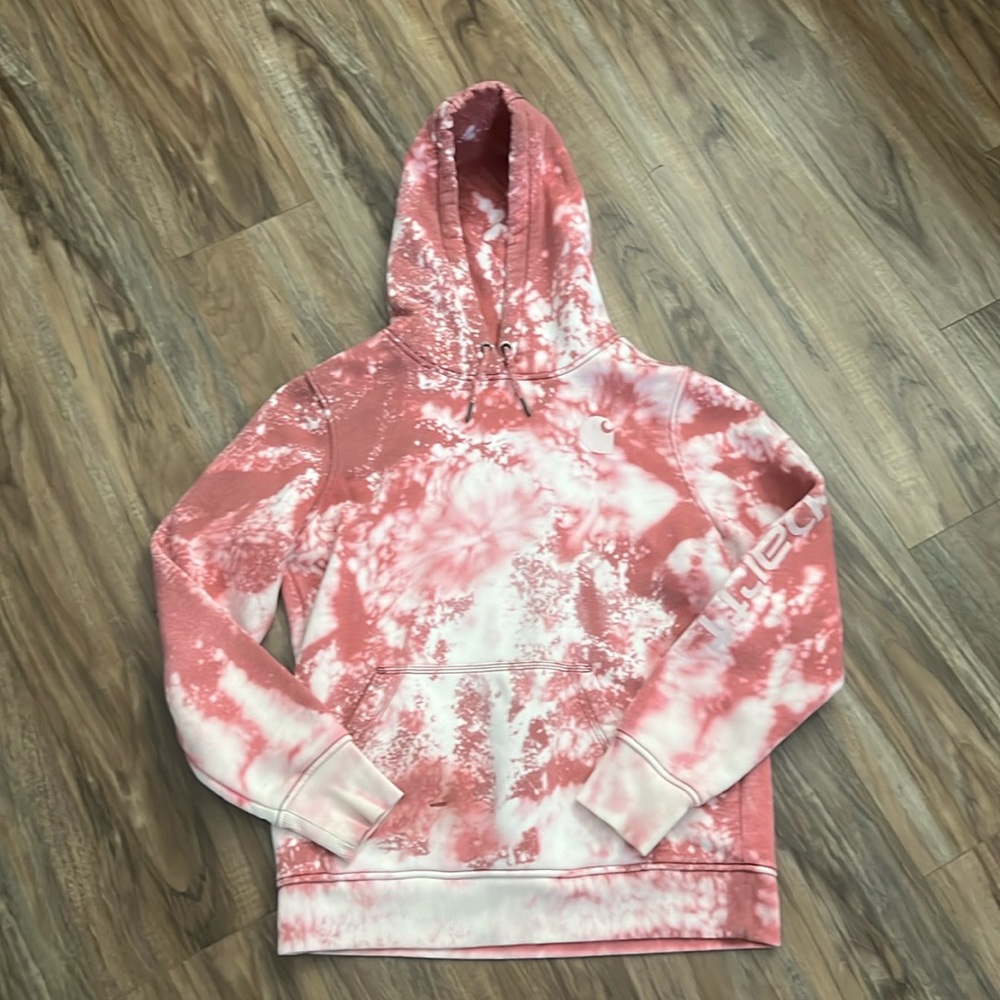 Bleached look carhartt hoodie